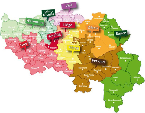 Carte districts électoraux
